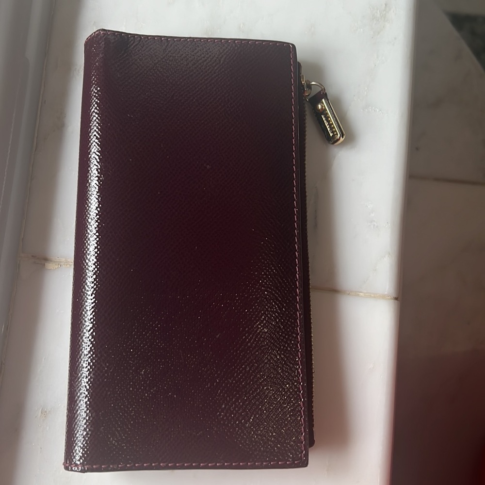 Burberry wallet ( burgundy color) - Picture 3 of 8